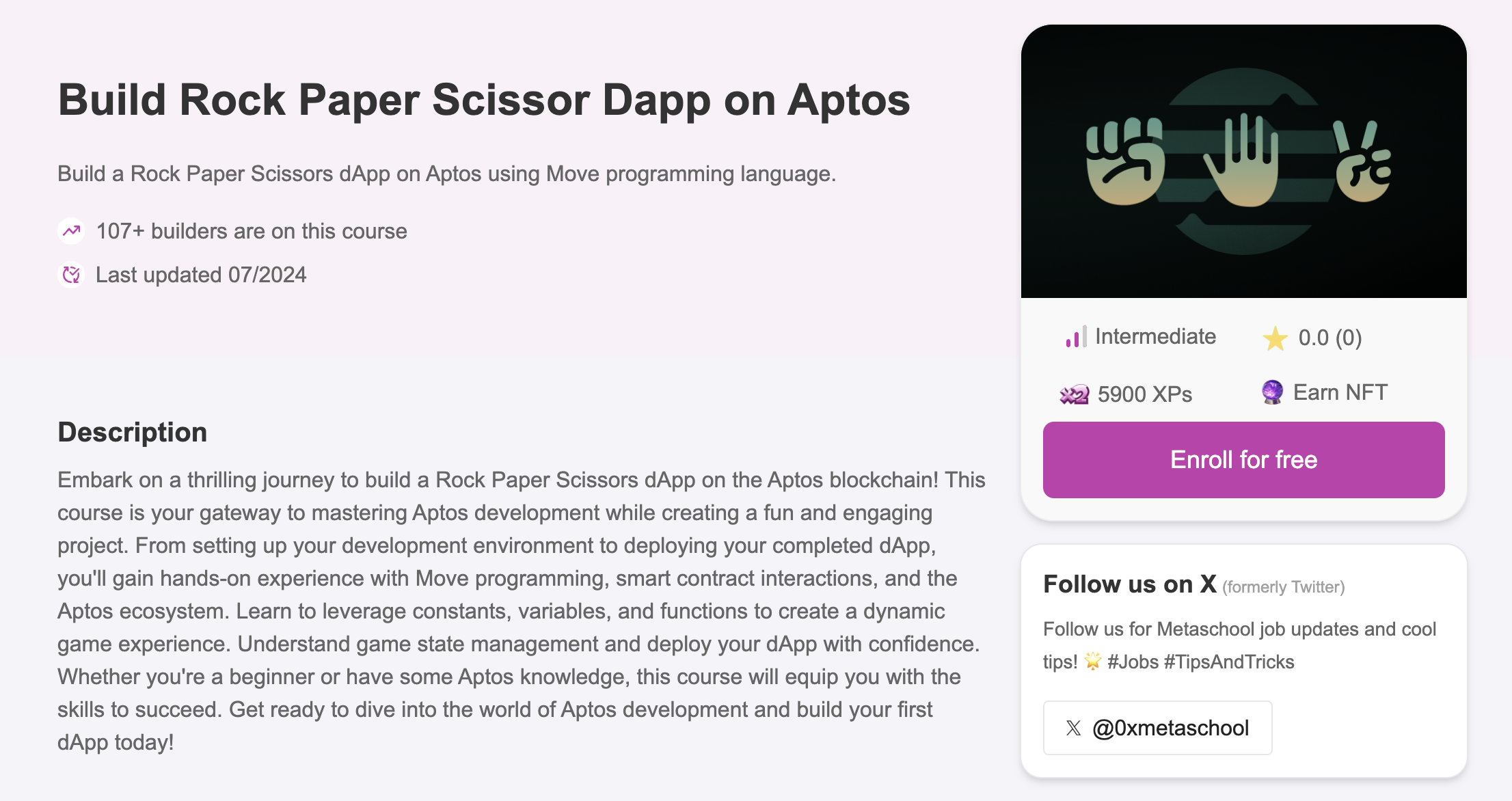 Build dApp on Aptos - Learn web3